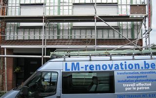 LM rénovation camion et échafaudage